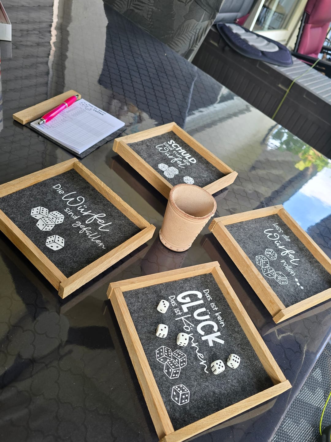 Customer photo review of Plotterdatei - Würfelspiele
