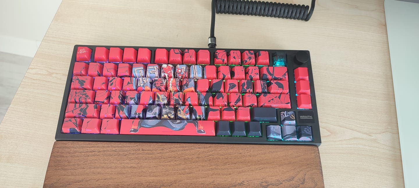 Customer photo review of X-Raypad x TERU "Red Tail" PBT Tuş Takımı