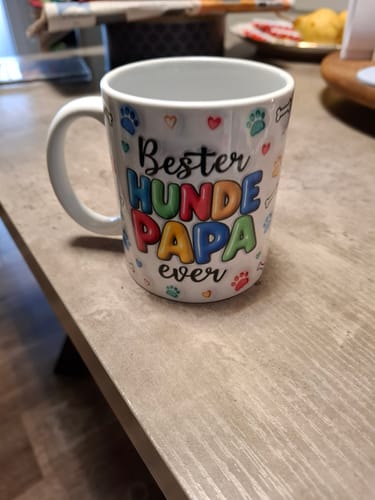 Customer photo review of Bester Hunde Papa (3D Optik) - Individuelle Tasse