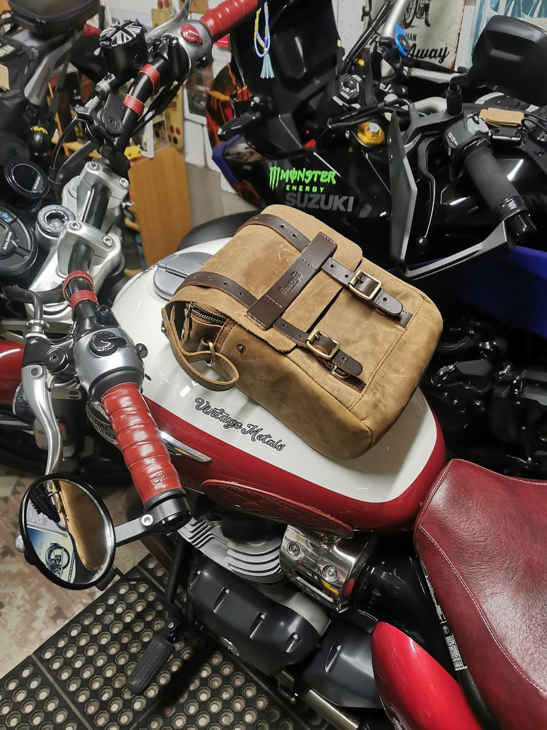 Customer photo review of tank and tail bag