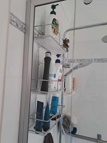 Customer photo review of i-hook Shower Caddy