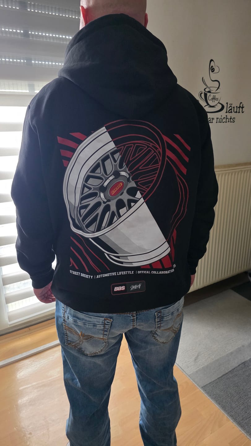 Customer photo review of Street Society "BBS Wheels - LM " Hoodie schwarz