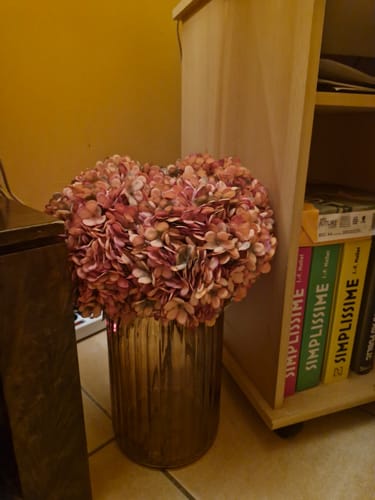 Customer photo review of Grande Hortensia (5 tiges) - Orange