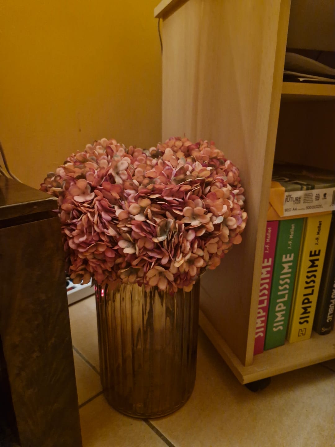 Customer photo review of Grande Hortensia (5 tiges) - Orange