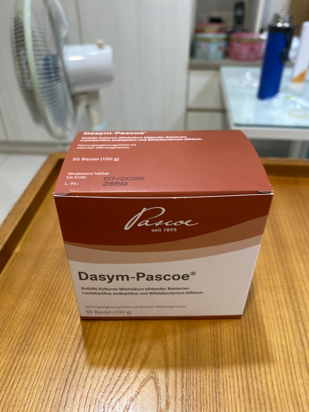 Customer photo review of 益生菌Dasym pascoe 勁優利乳酸菌粉 50包/盒