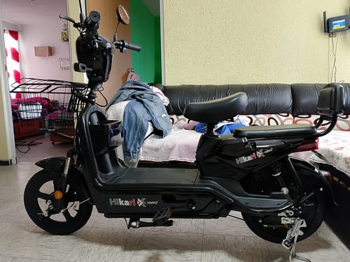 Customer photo review of Bicicleta Eléctrica Negra Kiwo GY801