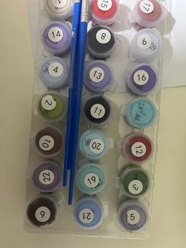 Customer photo review of צביעה לפי מספרים בעיצוב אישי