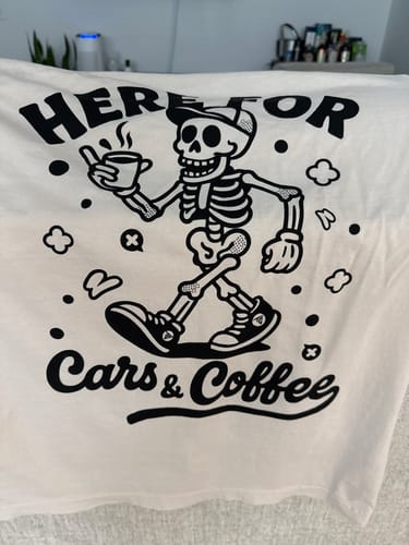 Customer photo review of CARS & COFFEE (LIMITED EDITION) VINTAGE BOXY TEE