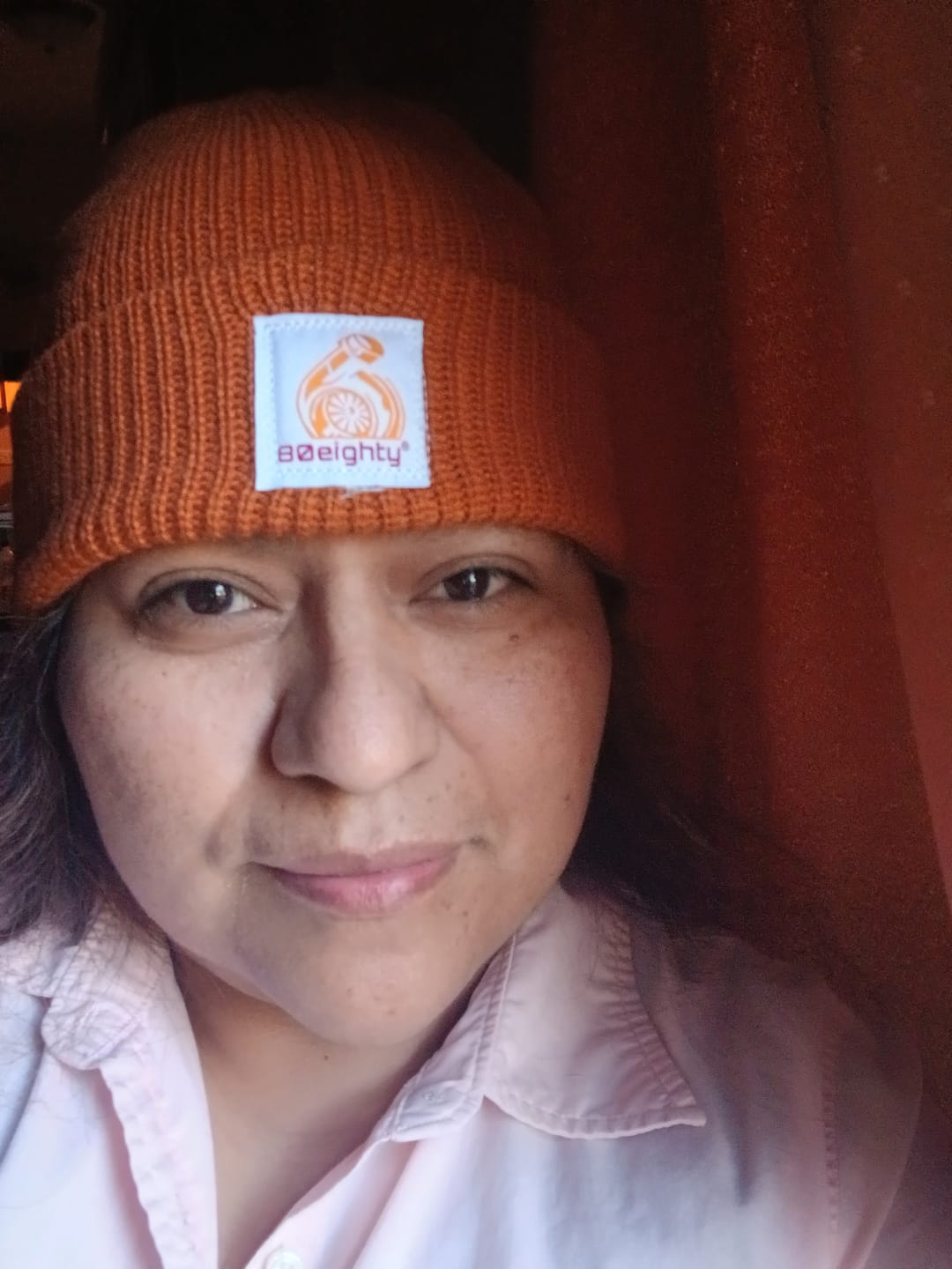 Customer photo review of 80eighty® HeartCars Beanie