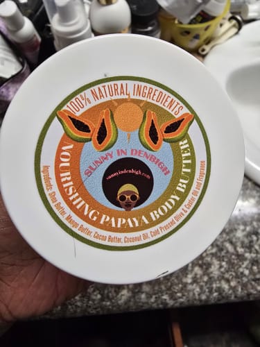 Customer photo review of Nourishing Papaya Body Butter