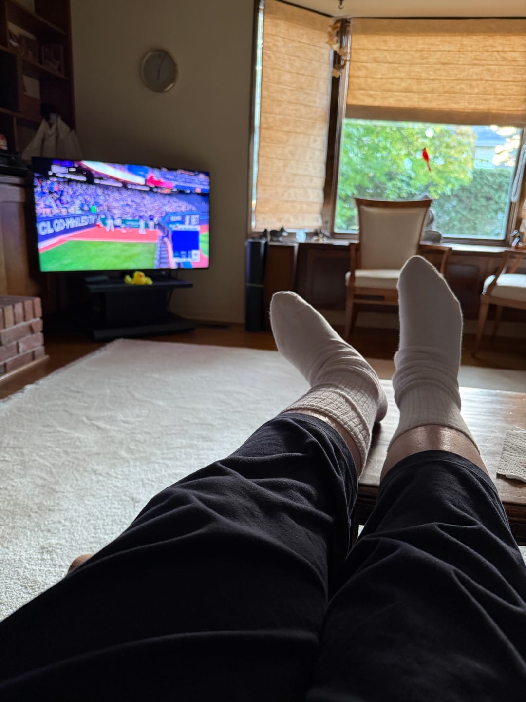 Customer photo review of J.B. Field's 98% Cotton Cushion Diabetic Socks