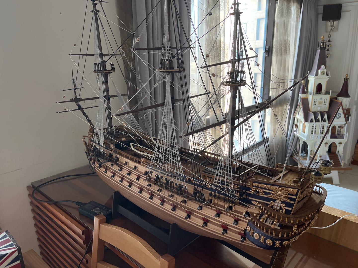 Customer photo review of St. Philip 1:50 3D Wooden Puzzle Sailing Ship Model