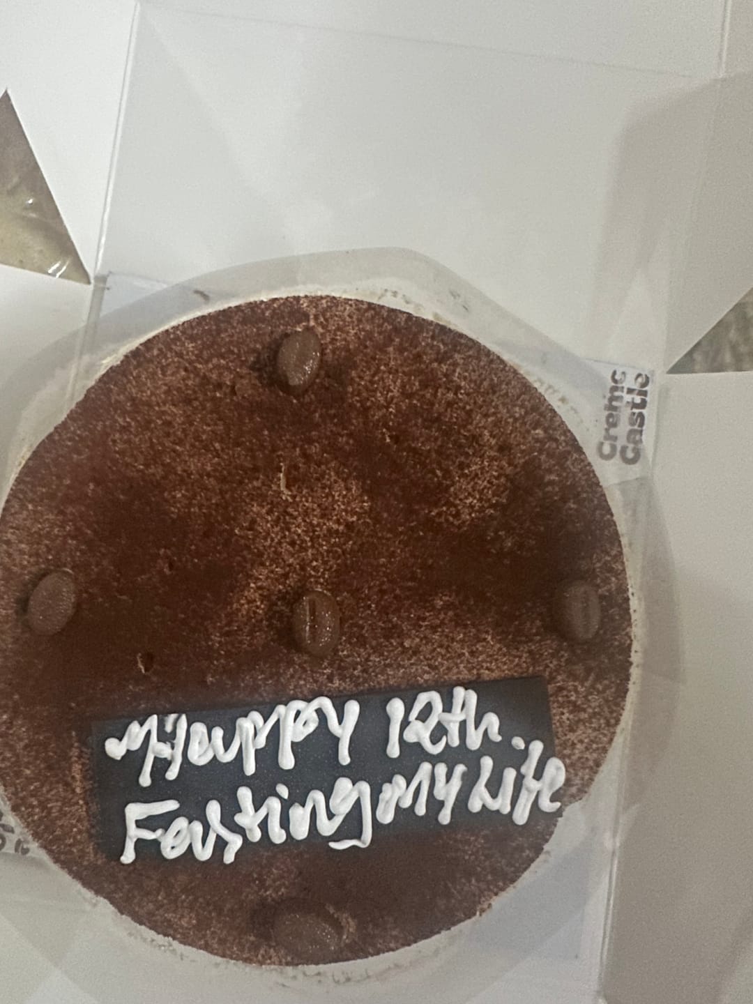 Customer photo review of Heart Shaped Red Velvet Cake