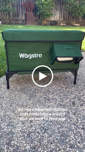 Customer video review of AllGuard Outdoor Heated Cat House – Night Camo