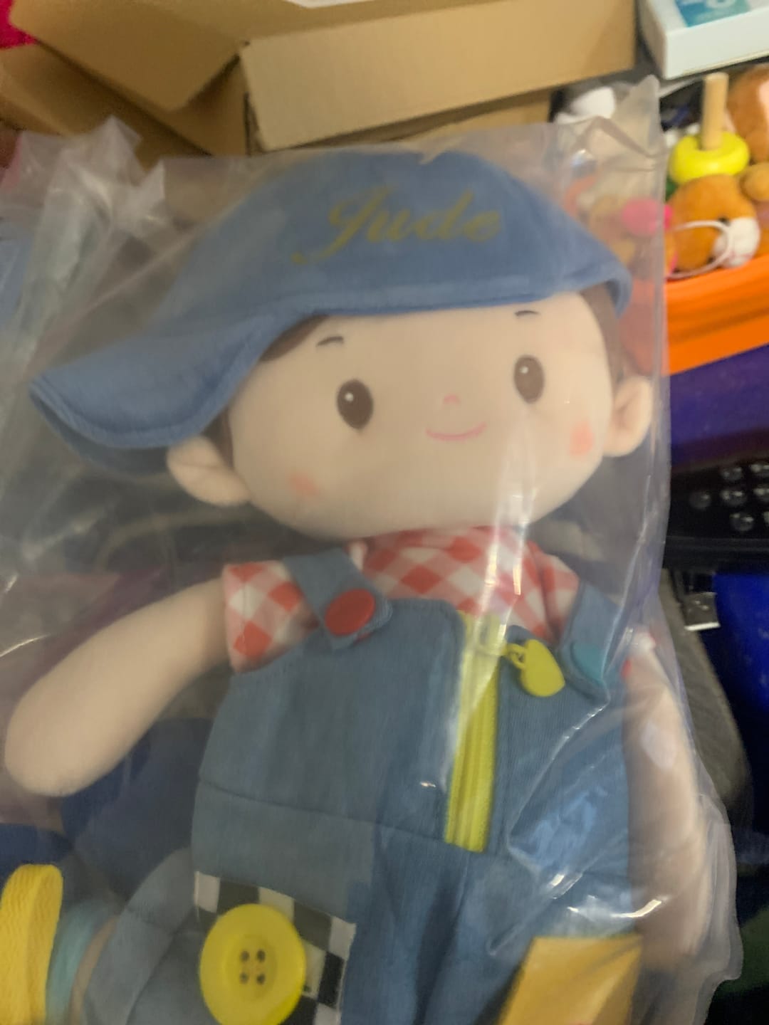 Customer photo review of Personalized Crayon Charles - Montessori Doll