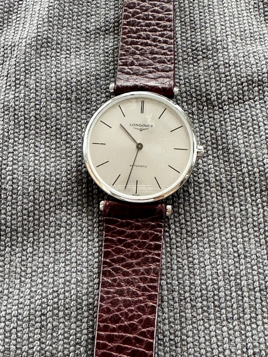 Customer photo review of Burgundy Pebbled