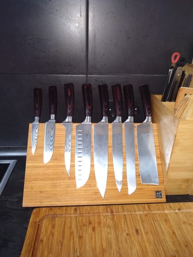 Customer photo review of Asiatisches Messerset Premium 8-teilig