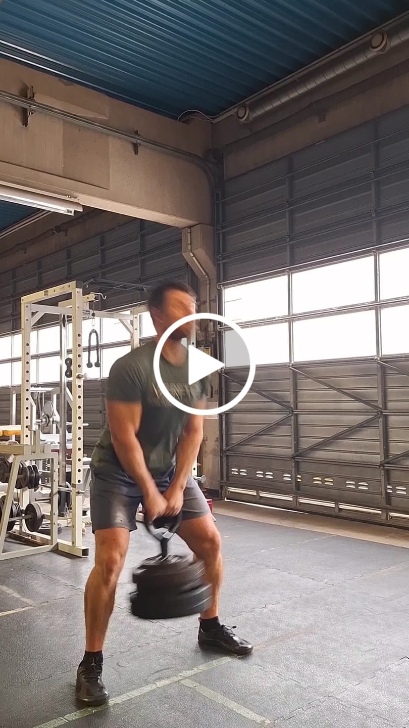 Customer video review of Plate Loadable Adjustable Kettlebell Swing