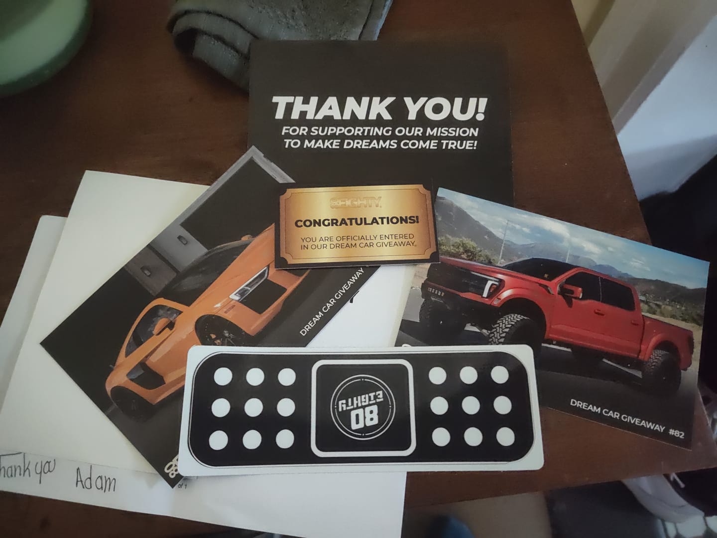 Customer photo review of 80Eighty® Bandaid Vinyl Sticker
