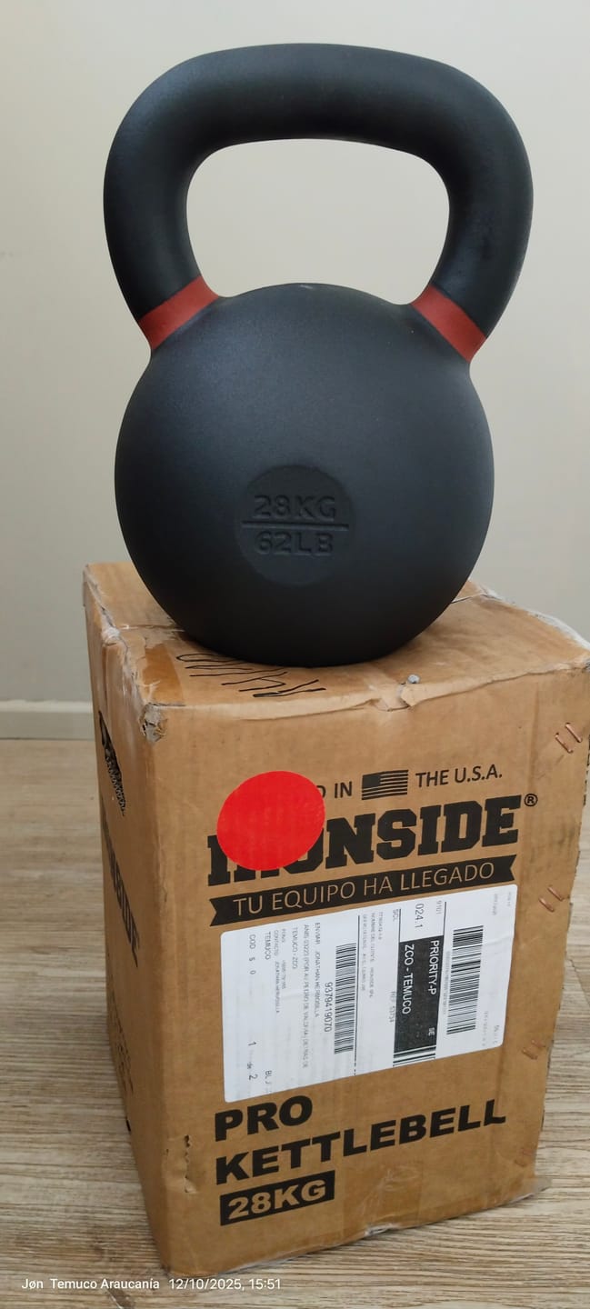 Customer photo review of Kettlebell Premium 4 a 36 kg IRONSIDE