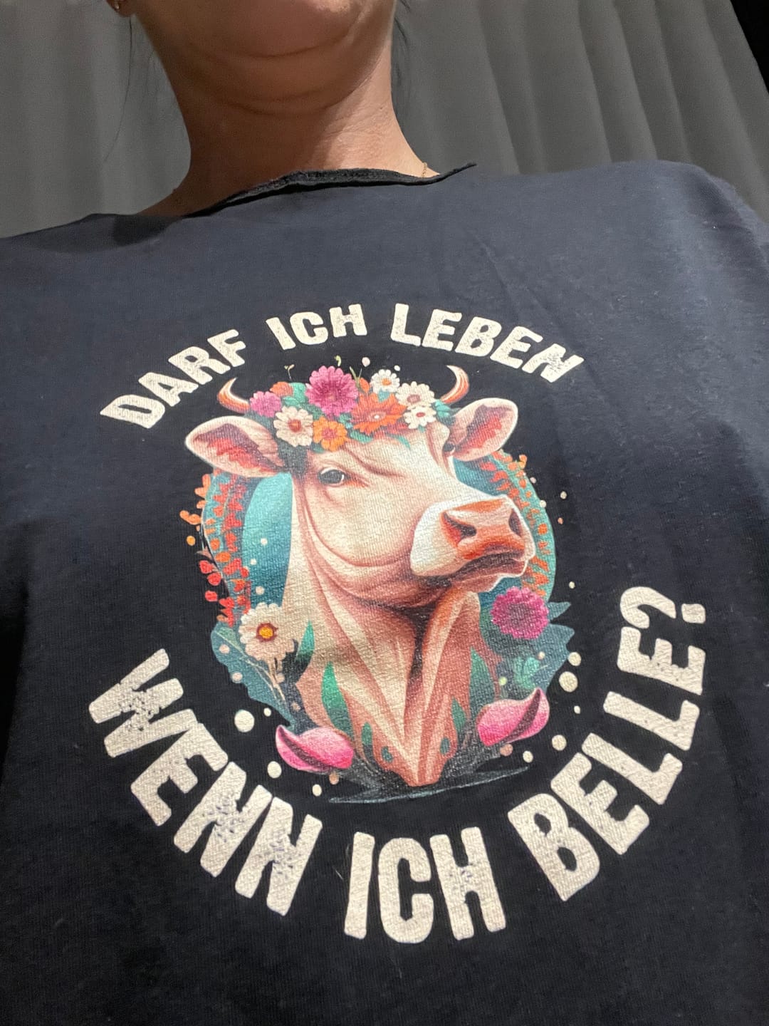 Customer photo review of Darf ich leben - Premium Shirt