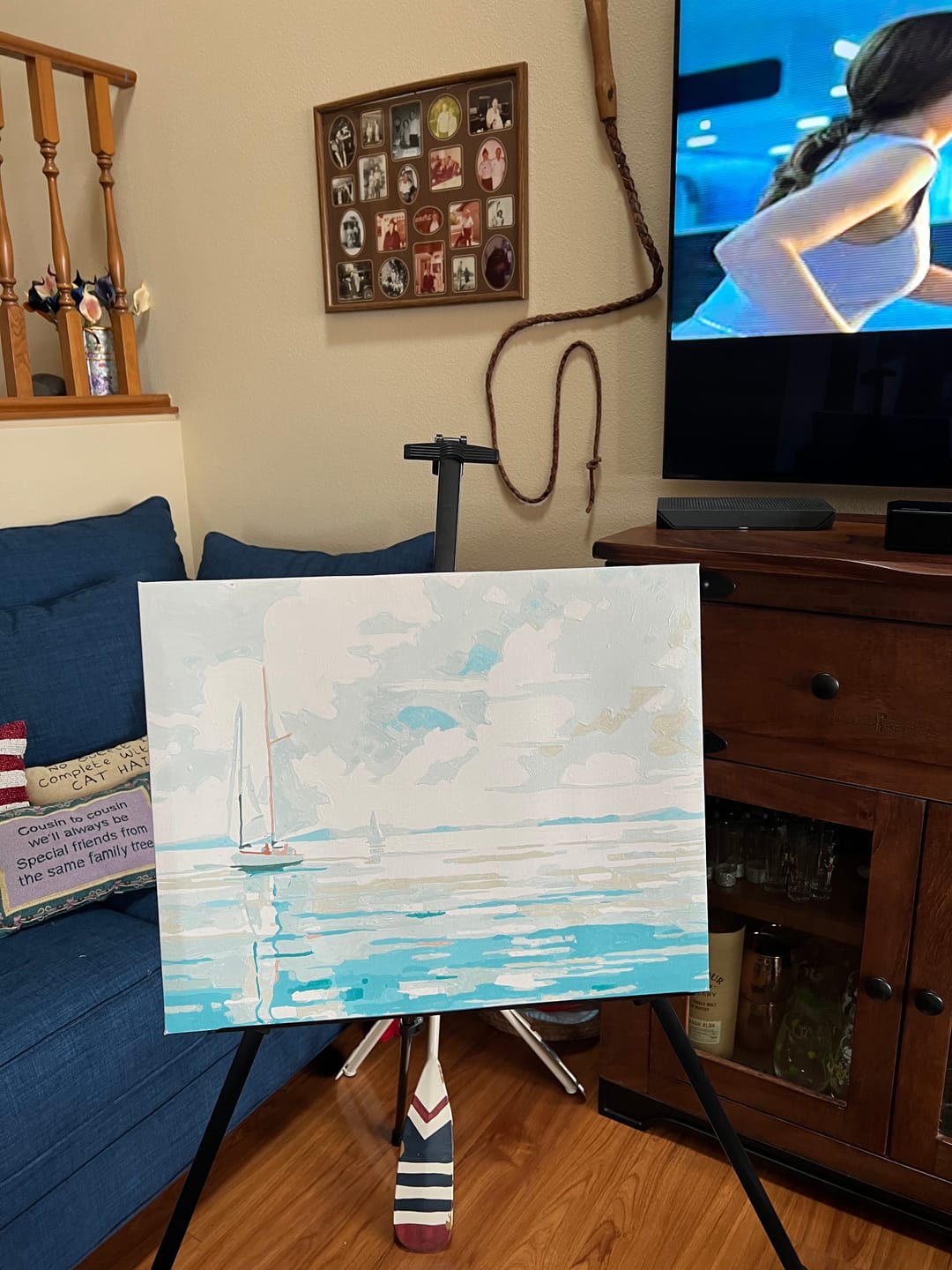 Customer photo review of Boat in Blue