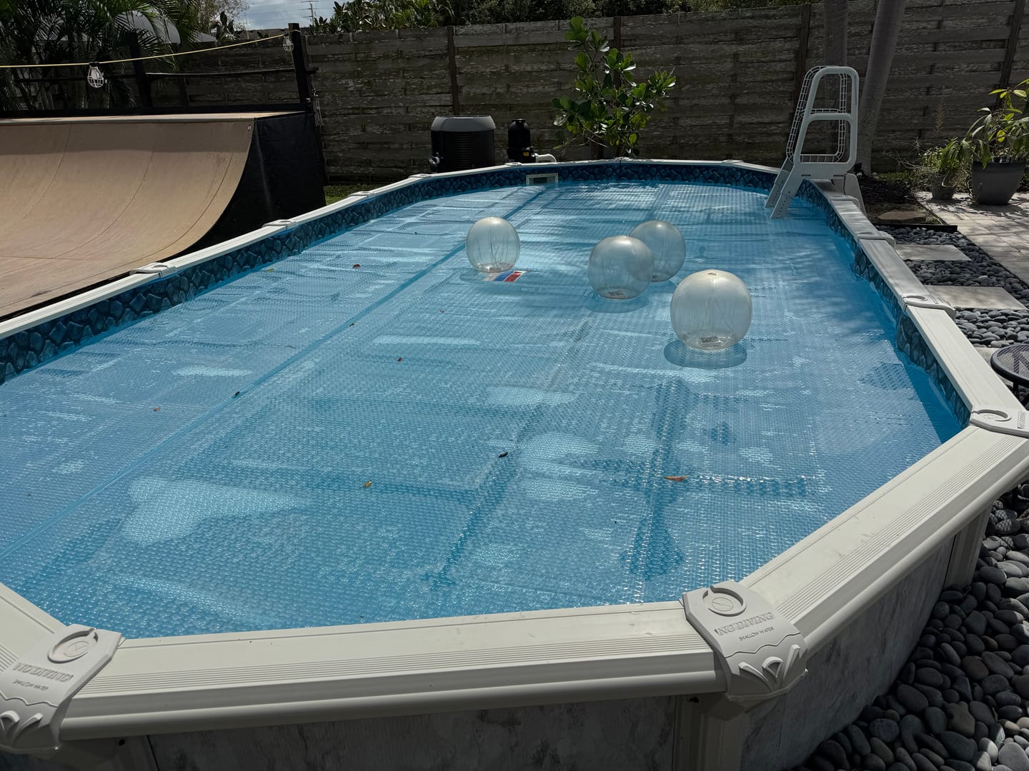 Customer photo review of GeoBubble Sol+Guard™ High Performance Pool Cover
