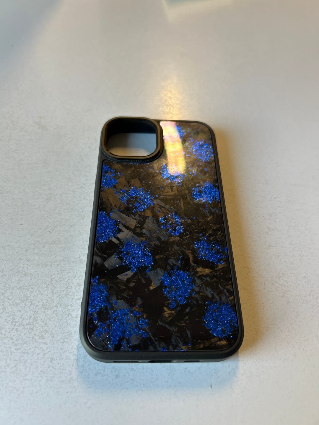 Customer photo review of Forged Carbon Blue