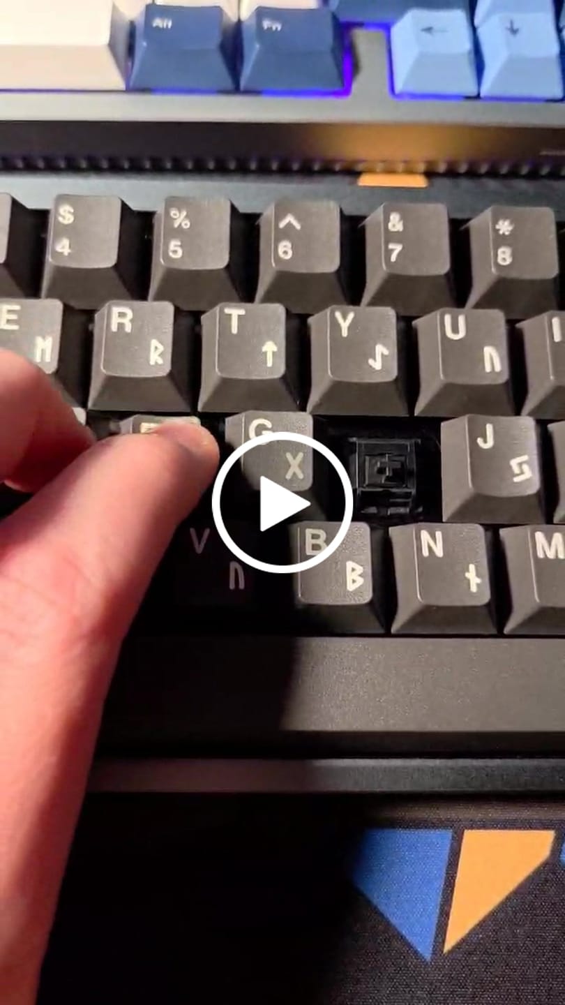Customer video review of HMX K01 LIGHT TACTILE SWITCH FACTORY LUBED (10PCS)