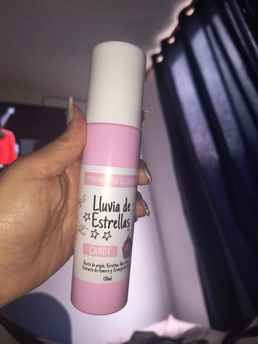 Customer photo review of PERFUME PARA EL CABELLO CANDY