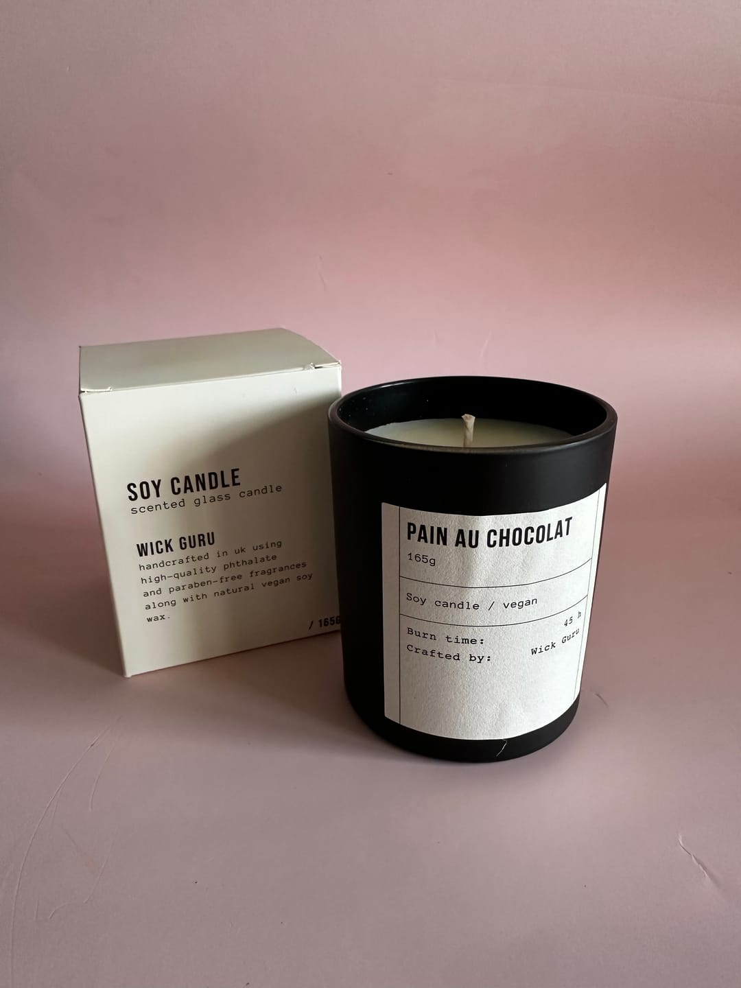 Customer photo review of Pain Au Chocolat Candle