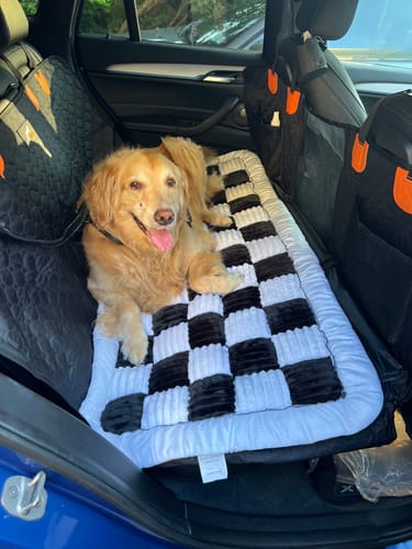 Customer photo review of RuffRover 2.0™ - Hard Bottom Back Seat Extender + (FREE Dog Bed)