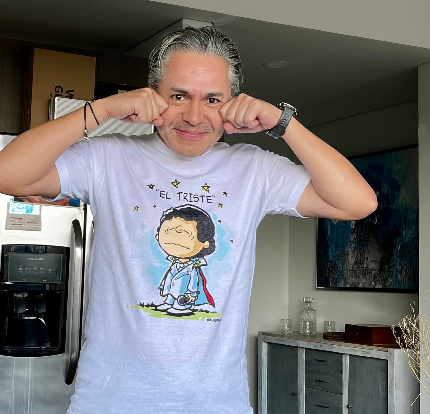Customer photo review of El Triste - Playera CABALLERO