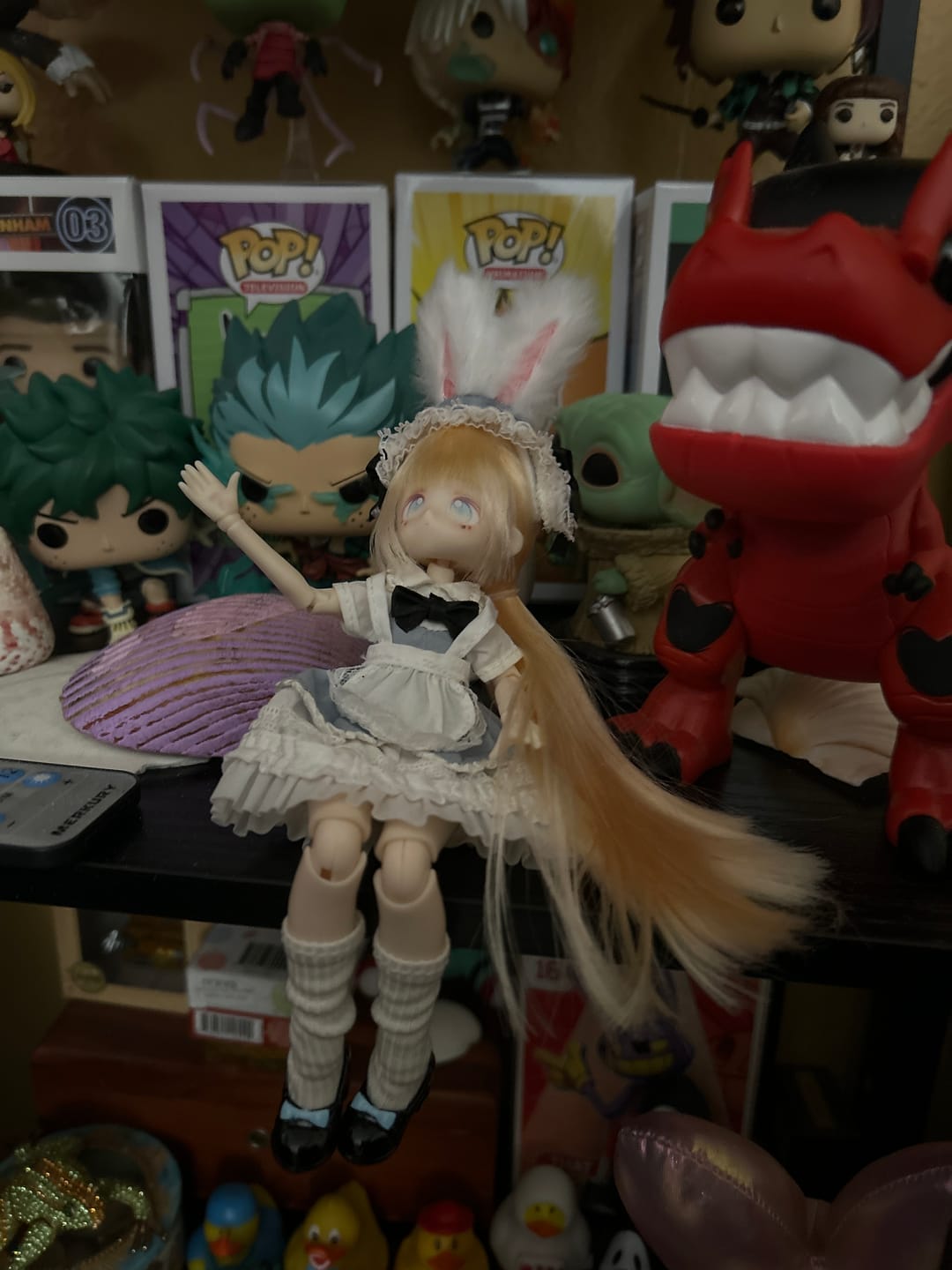 Customer photo review of Momotale Fluff Rabbit Tea Party Series 1/8 MJD Action Figure