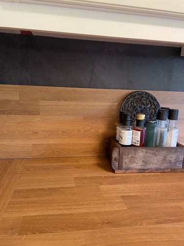 Customer photo review of Skifer antrasitt selvklebende fliser