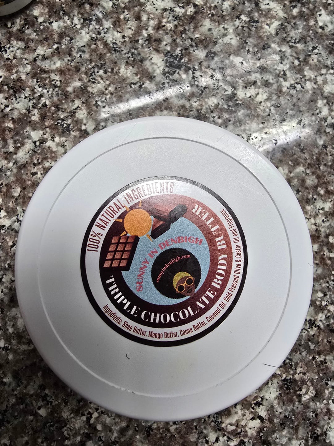 Customer photo review of Triple Chocolate Body Butter