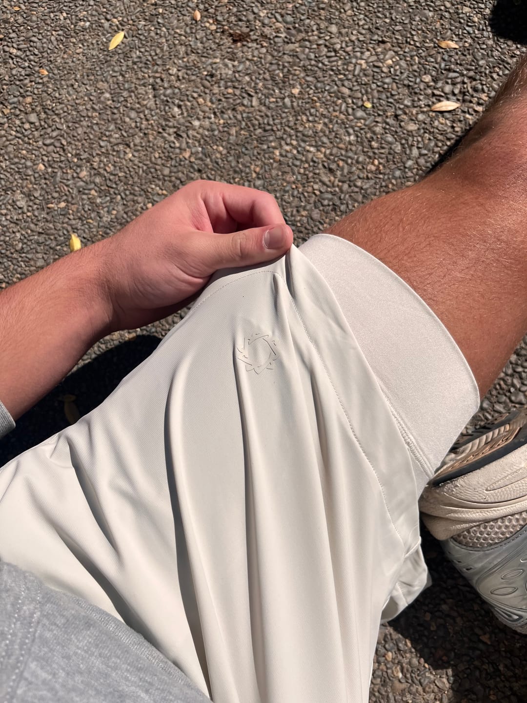 Customer photo review of Core Hybrid Liner Shorts 5" Inseam