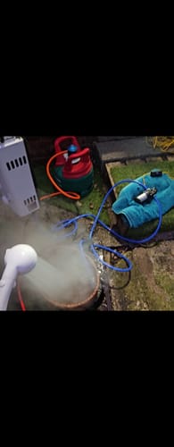 Customer photo review of AY132P43 Portable Gas Propane Water Heater with 4.3L Water Pump