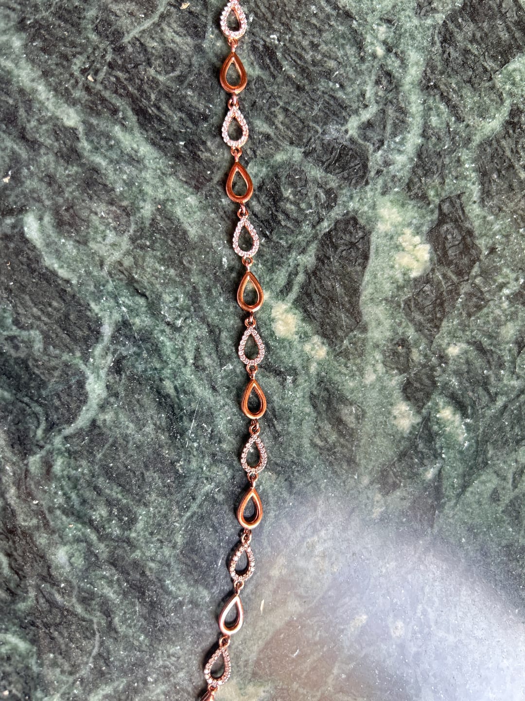 Customer photo review of Rose Gold Allure Bracelet