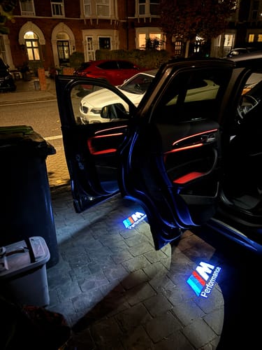 Customer photo review of BMW F SERIES DOOR LIGHTS