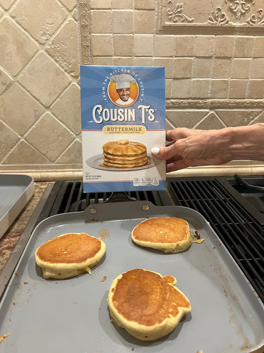 Customer photo review of Cousin T's Pure Maple Syrup