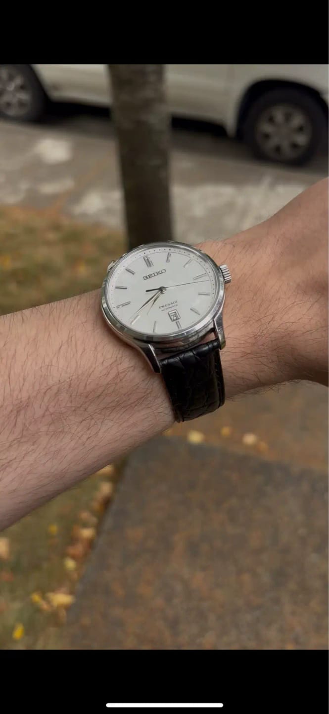 Customer photo review of Bracelet Montre Crocodile Véritable
