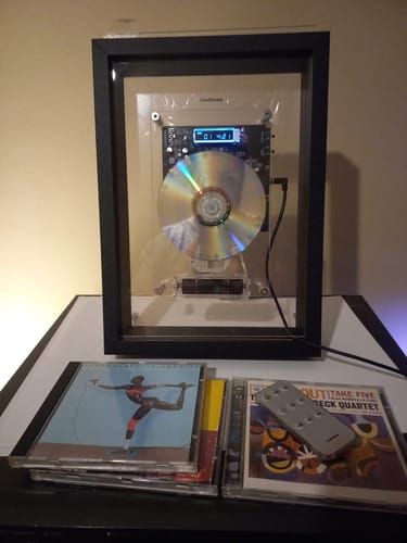 Customer photo review of M1 Music Frame CD Player