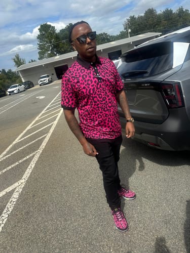 Customer photo review of Leopard - Pink