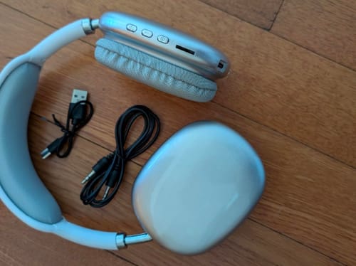 Customer photo review of Auriculares Bluetooth P9 con Cancelación de Ruido | Estilo, Comodidad y Sonido Premium