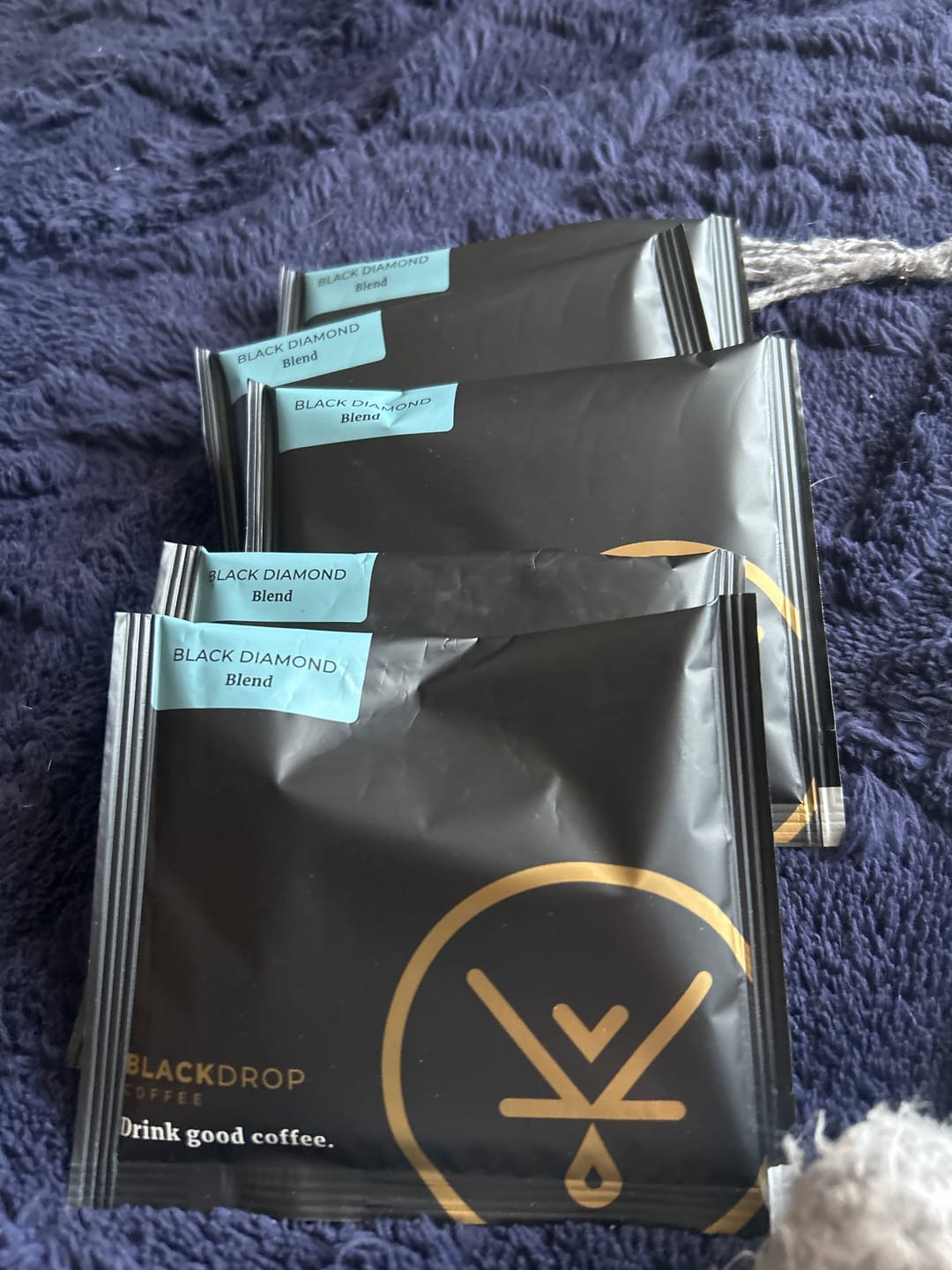 Customer photo review of Drip coffee Black diamond