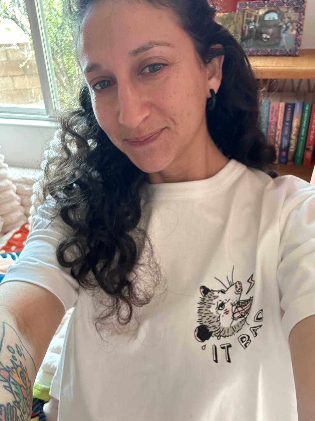 Customer photo review of Dead Inside T-Shirt