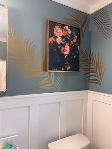 Customer photo review of Victorian Flowers Print