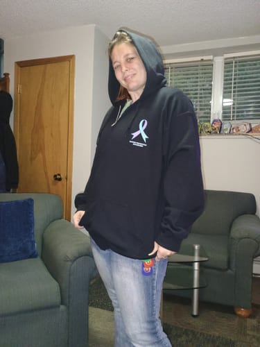Customer photo review of Round 167 (Unisex Heavy Blend Zip Hoodie | Gildan)