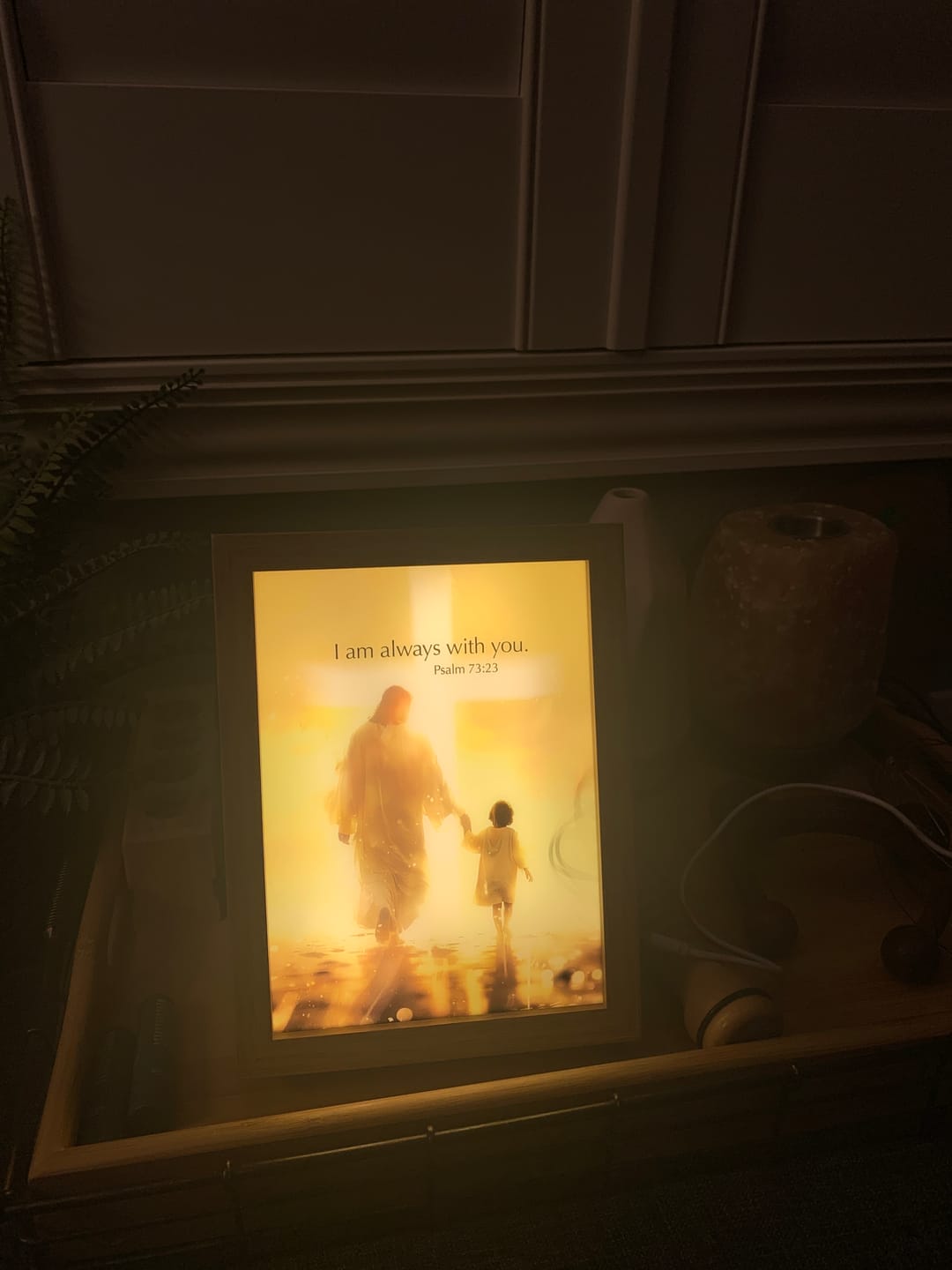 Customer photo review of The Jesus Lamp